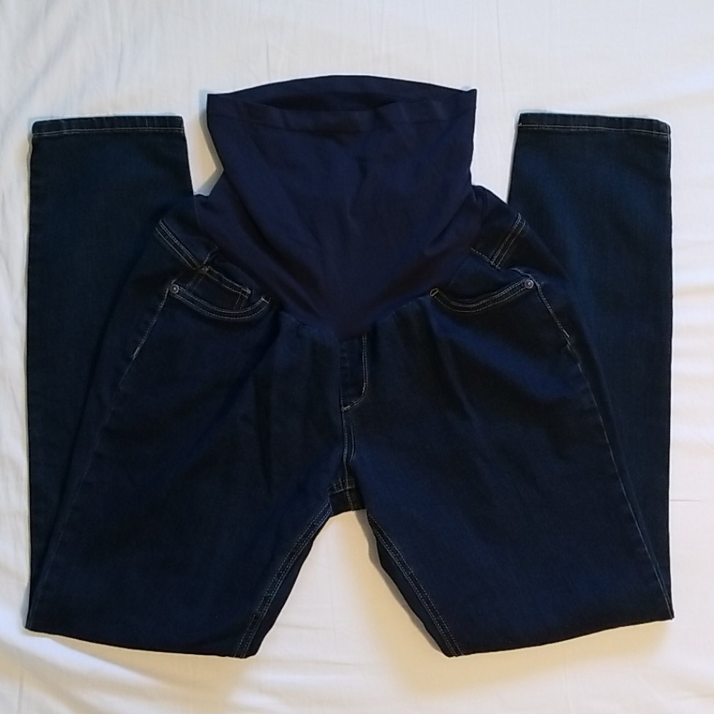 Indigo Blue XL Long Maternity Jeans